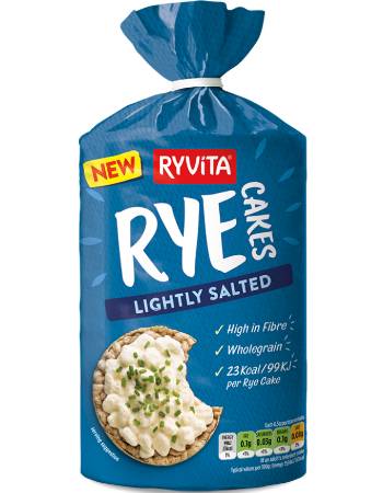RYVITA RYE CAKES LIGHTLY SALTED 120G
