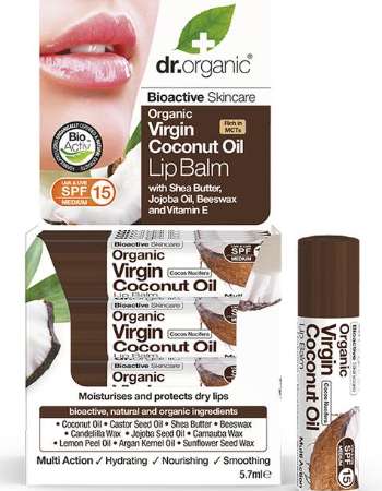 DR. ORGANIC VIRGIN COCONUT OIL LIPBALM 5.7ML