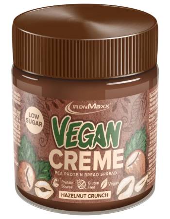 IRONMAXX VEGAN HAZELNUT CRUNCH CREME 250G