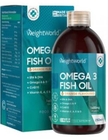 WEIGHTWORLD OMEGA 3 LIQUID 250ML