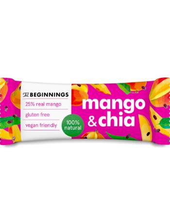 THE BEGINNINGS RAW MANGO & CHIA BAR 40G