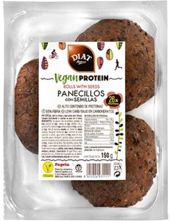 DIAT RADISSON PROTEIN ROLLS WITH SEEDS 150G
