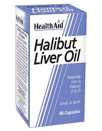 HEALTH AID HALIBUT LIVER OIL 90 CAPSULES