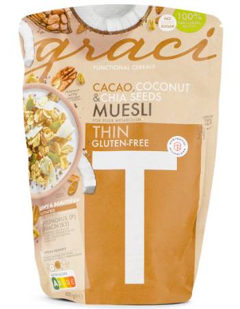 GRACI THIN GLUTEN FREE MUESLI 400G