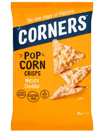 CORNERS POPCORN MATURE CHEDDAR 85G