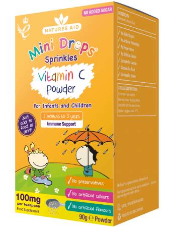NATURES AID VITAMIN C POWDER 100MG (3 MONTHS TO 5 YEARS)