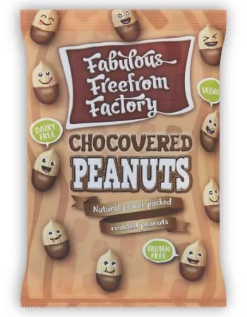 FABULOUS FREE FROM FACTORY CHOCOVERED PEANUTS 65G