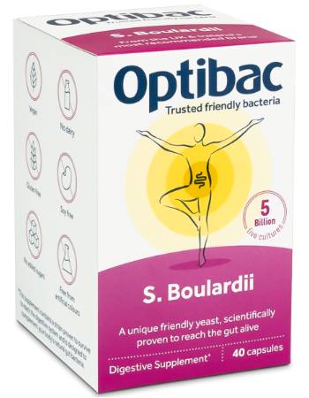 OPTIBAC SACCHAROMYCES BOULARDII | 40 CAPSULES - UP TO 40 DAYS SUPPLY