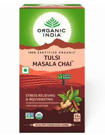 ORGANIC INDIA TULSI CHAI (25 BAGS)