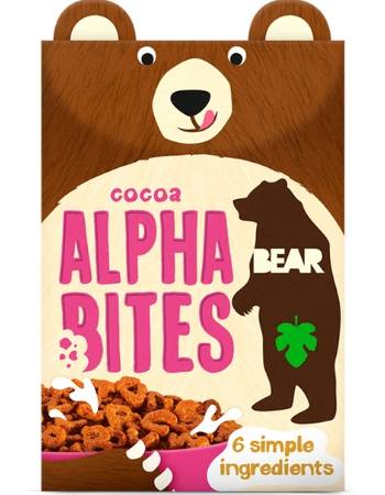 BEAR ALPHA BITES COCOA CEREAL 375G