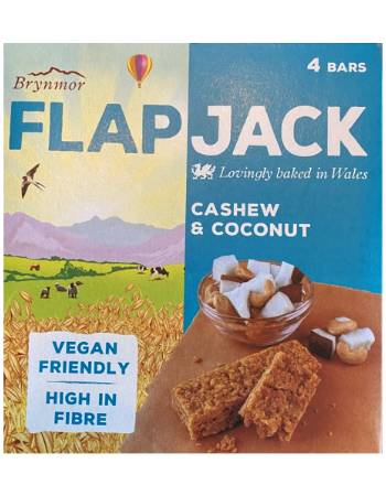 BRYNMOR FLAPJAK CASHEW & COCONUT (4 X 40G)