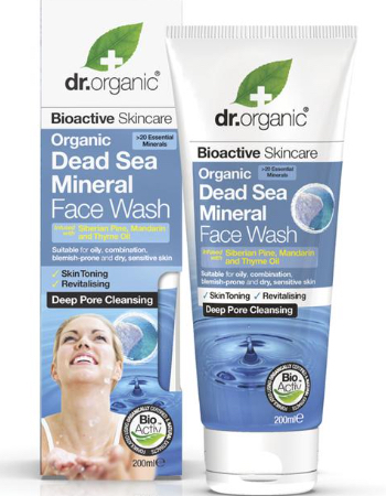 DR ORGANIC DEAD SEA FACE WASH 200ML