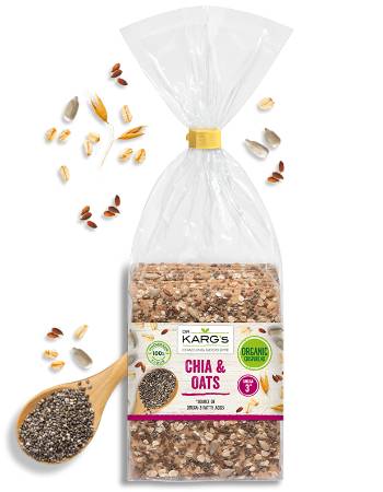 DR KARGS CHIA & OATS CRISPBREAD 200G