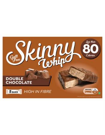 SKINNY WHIP DOUBLE CHOCOLATE BARS 5 X 20G