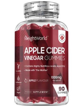 WEIGHTWORLD APPLE CIDER VINEGAR 60 GUMMIES