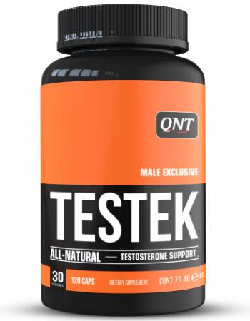 QNT TESTEK - NATURAL TESTOSTERONE BOOSTER  (120 CAPSULES)