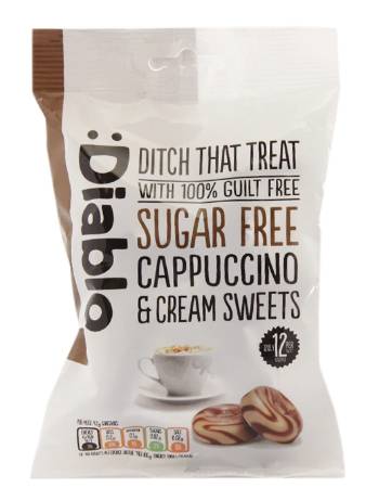 DIABLO SUGAR FREE CAPPUCINO SWEETS 75G