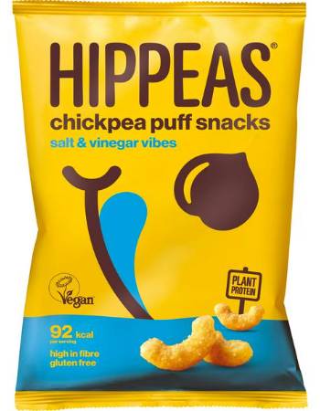 HIPPEAS CHICKPEA PUFF SNACKS 78G | SALT & VINEGAR VIBES