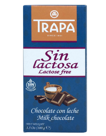 TRAPA LACTOSE FREE BAR 100G