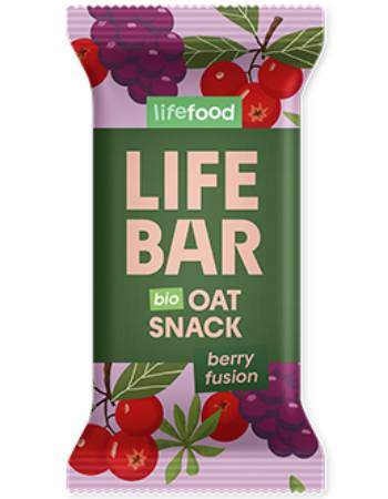 LIFEFOOD BIO OAT SNACK 40G | BERRY FUSION