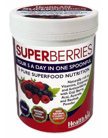 HEALTH AID SUPERBERRIES POWDER 180G