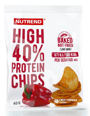 NUTREND HIGH PROTEIN CHIPS PAPRIKA 40G