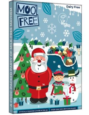 MOO FREE XMAS ADVENT WHITE CHOCCY CALENDAR 70G | 50% OFF