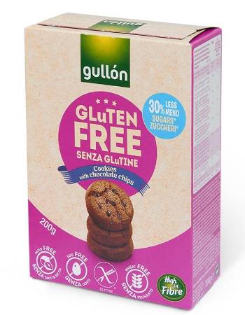 GULLON COOKIES WITH CHOCOLATE CHIPS 200G
