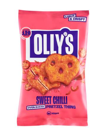 OLLYS OVEN BAKED PRETZEL THINS 35G | SWEET CHILLI