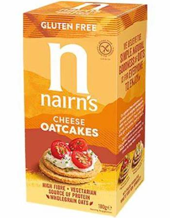 NAIRNS CHEESE OATCAKES 180G