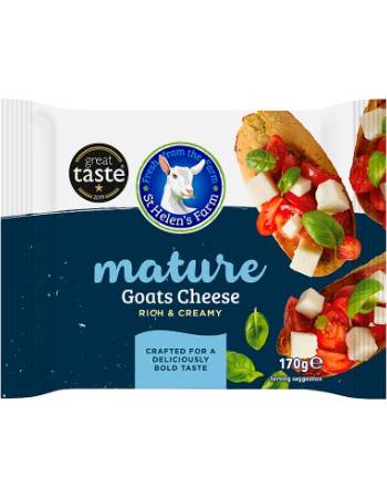 ST HELEN MATURE GOAT CHEESE 170G