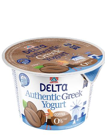 DELTA GREEK YOGURT COFFEE 0% 150G | 25C OFF