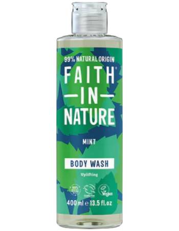 FAITH IN NATURE MINT BODY WASH 400ML