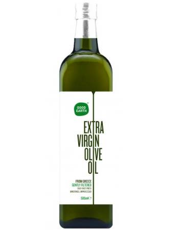 GOOD EARTH EXTRA VIRGIN OLIVE OIL GENTLY FILTERED 500ML