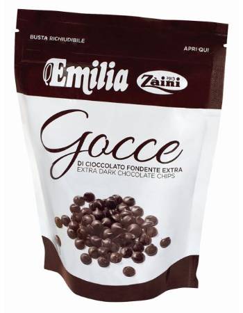 ZAINI EMILIA DARK CHOCOLATE DROPS 200G