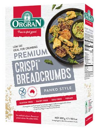 ORGRAN CRISPI PREMIUM BREADCRUMBS 300G