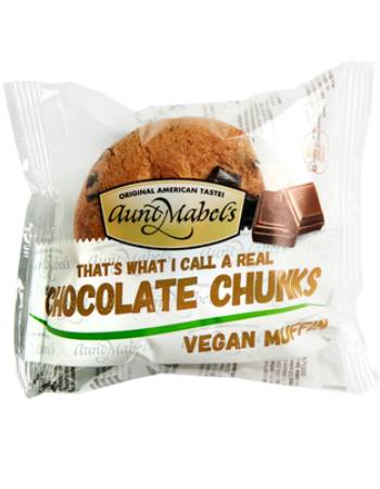 AUNT MABELS VEGAN MUFFIN 100G | CHOCOLATE CHUNKS