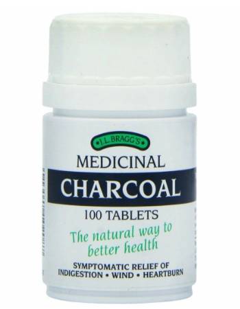 J.L.BRAGGS CHARCOAL 50 CAPSULES