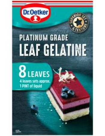 DR OETKER LEAF GELATINE 13G