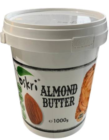 OSKRI PURE ALMOND BUTTER 1KG