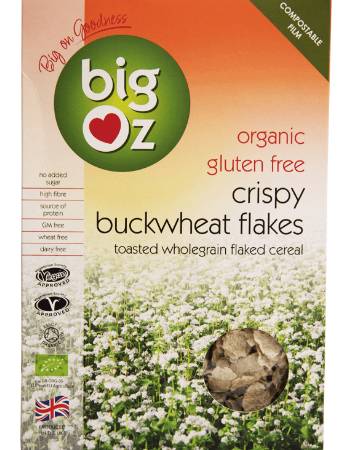 BIG OZ CRISPY BUCKWHEAT FLAKES 350G