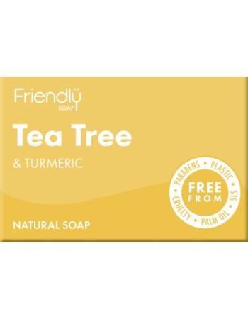 FRIENDLY SOAP TEA TREE & TURMERIC 95G