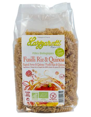 LAZZARETTI RICE & QUINOA FUSILLI 250G