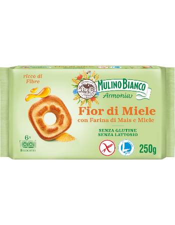 MULINO BIANCO ARMONIA FIOR DI MIELE 250G | 6 INDIVIDUAL PACKETS