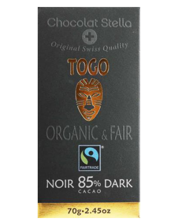 CHOCOLATE STELLA TOGO 85% DARK 70G