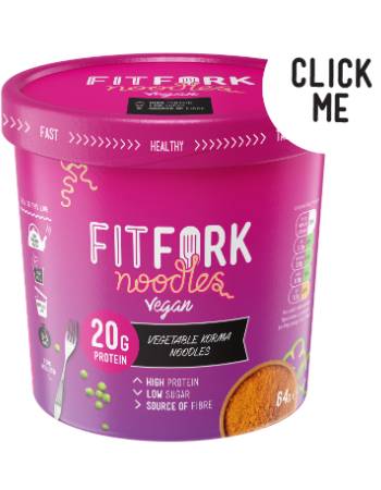 FITFORK (VEGAN) VEGETABLE KORMA NOODLES 64G