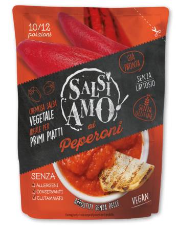 SALSIAMO VEGAN PEPERONI SAUCE 140G