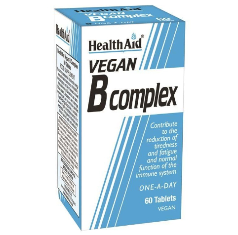 HEALTH AID VEGAN B COMPLEX 60 TABLETS