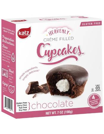 KATZ CHOCOLATE CREME FILLED CUPCAKES 198G