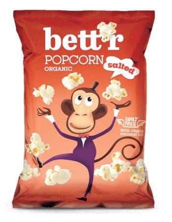 BETT'R SALTED POPCORN 60G